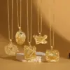 Wholesale Hot-Selling Retro Fashion Dinosaur Design Pendant Collarbone Chain Copper Necklace Halloween Matching