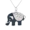 Wholesale Korean Elephant Pendant Copper Necklace