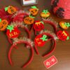 oly-e06025b0060ea511d00fe344477793fa Wholesale Celebration Headwear Valentine's Day Headband Children's Year's Day Headband Happy Fortune Hair Accessories