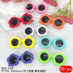 Small flower glasses (10 pieces mixed) 3