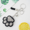 oly-e08da4ef0e05b109645f7648995e0850 Wholesale selling style diamond creative cartoon bear paw keychain fashion Japanese and Korean bag tassel pendant