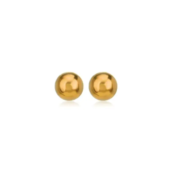oly-e08eaf32c97f625a64bc8e4959aca0ee Wholesale PVD Coated 18K Gold Plated Round 304 Stainless Steel Simple Style Waterproof Non Tarnish Ear Studs