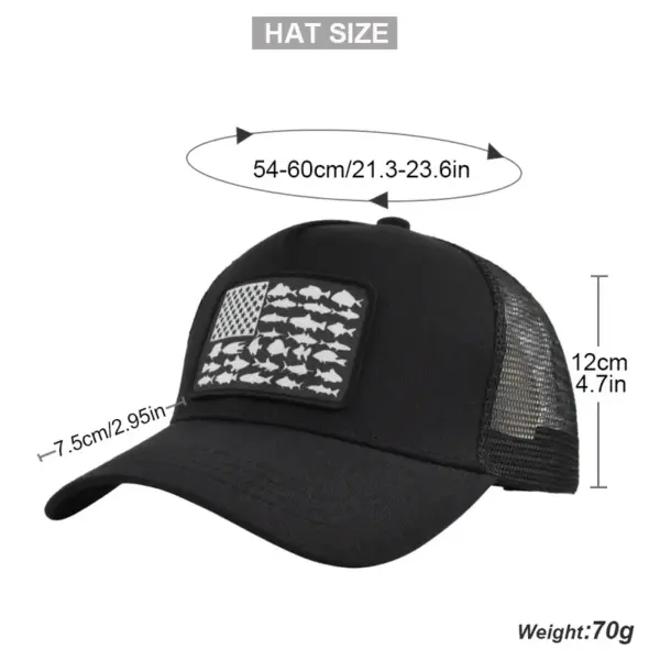 Wholesale Unisex Modern Style Classic Style American Flag Curved Eaves Baseball Cap