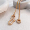 oly-e0c139188e59566df9b3fb15778da658 Wholesale Full Diamond Ring Spirit Snake Necklace Women's Ins Fashion Exaggerated Snake Necklace Distinctive Niche Animal Necklace