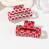oly-e0c6717c14696cb7a7121db0305aaf24 Wholesale Valentine's Day Love Grab Clip Back Head Hair Accessories Hairpin Korean Style Square Sweet Elegant Fashion Jewelry