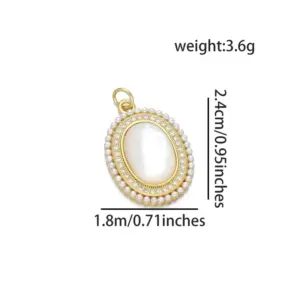 1 Piece Oval