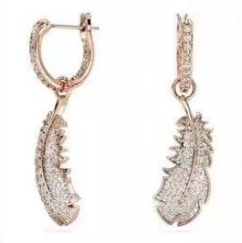 Feather earrings