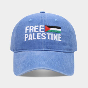 Palestinian flag light blue / Adjustable