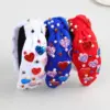 oly-e1832c4a74f37ce9a2f3db35fd29cd37 Wholesale Wide Headband American Independence Day Pearl Rhinestone Fabric Heart-shaped Sequin Star Headband Hair Accessory