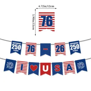 250th Independence Day Celebration Fireworks Banner