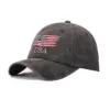 Wholesale American Flag Baseball Cap Unisex Outdoor Casual Cap Couple Hat Letter Design Summer Autumn Denim Material