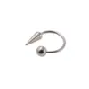 Wholesale 1 Piece Lip Rings Simple Style Geometric 304 Stainless Steel Plating 18K Gold Plated