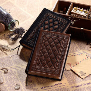 Wholesale Embossed Imitation Leather Notepad Stereo Retro Ultra-Thick Halloween Sketch Notes