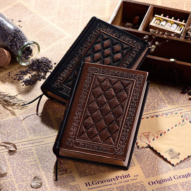 Wholesale The Gospel of Love European and American Embossed Imitation Leather Notepad Stereo European Retro Ultra-Thick Halloween Sketch Cross-Border