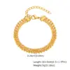 Wholesale PVD Coated Real Gold Plated 18K Gold Butterfly 304 Stainless Steel IG Style Elegant Lady Waterproof Non Tarnish 304 Stainless Steel Lobster Trigger Clasp Closure Chain Bracelet