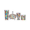 Wholesale -style Hand-painted Color Glass Candy Jar Woven Fruit Plate Contrast Color Vase Painted Juice Glass Whiskey Wine Glass
