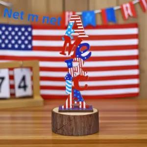 Type C Independence Day Wooden Ornament