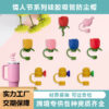 oly-e305d13056b891996611734f4bc07b7e Wholesale Valentine's Day Rose Straw Dust Plug Cupid's Arrow Straw Dust Cap Food Grade Silicone Straw Cover