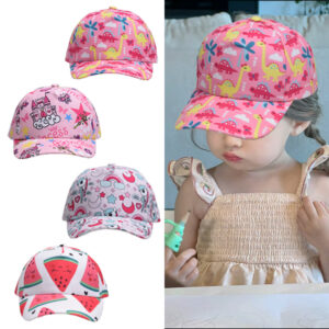 Wholesale Cross-border children's hat little dinosaur unicorn boys and girls peaked cap baby baseball cap sun hat female baby