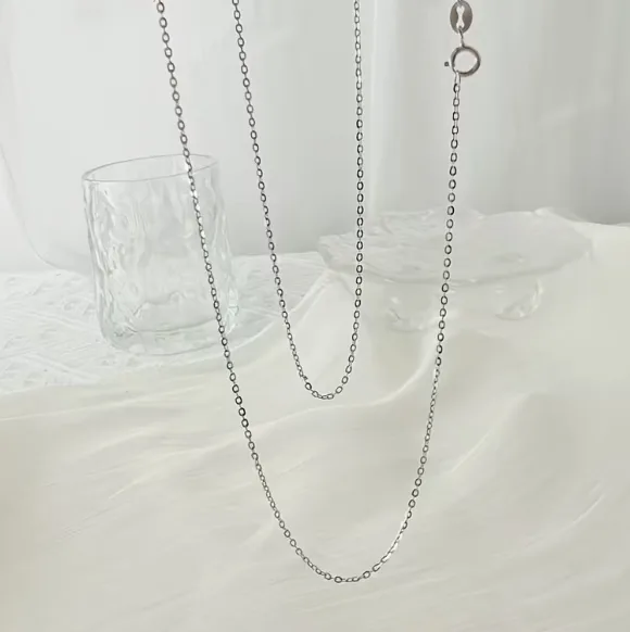 Wholesale Handmade Geometric Necklace For Women With 925 Sterling Silver Box Chain