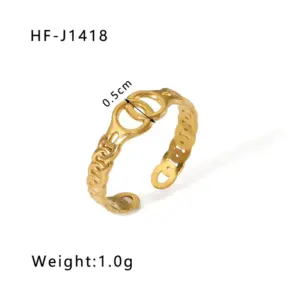 HF-J1418-Gold / Adjustable Opening