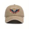 Wholesale Retro United States Baseball Cap With Curved Brim, Breathable Design Featuring Printing Craft, Perfect For America's 250th Anniversary