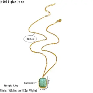 Square Light Green / Average Size