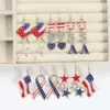 Wholesale 1 Pair Simple Style Classic Style Printing Printing Inlay Zinc Alloy Rhinestones Drop Earrings