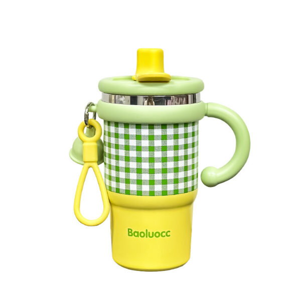 Wholesale Large Capacity Portable Handle Stainless Steel Thermos Cup Girls' Office Double Drinking Coffee Cup Outdoor Ice Bullet Car Cup