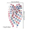 Wholesale American Flag Hairpin For Women In Spring, Made Of Chiffon, Perfect For Independence Day
