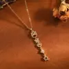 Wholesale Three-dimensional Animal Necklace For Women In 304 Stainless Steel With 18K Real Gold Plated PVD Coated Finish And Cable Chain