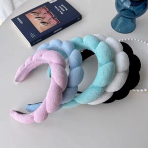 Wholesale Style Hairband Twist Sponge Headband High Crown French Fashion Face Wash Makeup Headband Hair Accessory