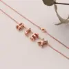 Wholesale Jewelry Simple Style Letter Copper Plating