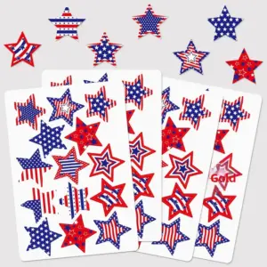 Wholesale Independence Day Party Gift Stickers For Event & Party Supplies, Ideal For Venue Decoration Props