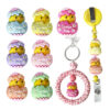 oly-e5000b7d26a849a6d159778a8d655b59 Wholesale Easter Silicone Beads 3D Resurrection Chick Broken Shell Egg Dropping Glue Solid Beads DIY Beaded Accessories