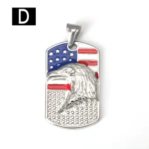 D Single Pendant (without Chain)