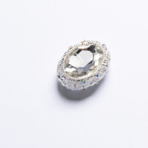 19x25mm oval white