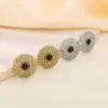 Wholesale Ion Plating (IP) 18K Gold Plated Round 304 Stainless Steel Vintage Style Waterproof Non Tarnish Ear Studs