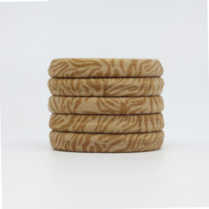Irregular stripe light brown (1 single pack)