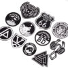 oly-e52c7ea906da49c6a7039e2a1cc2b9b2 Wholesale fashionable and affordable computer embroidery badge cloth stickers wholesale variety of single choice