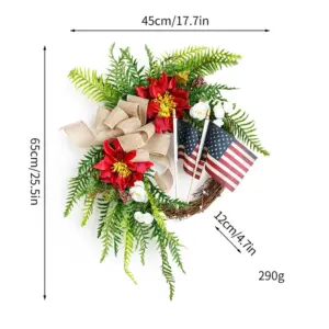 Small Flag Independence Day Garland B
