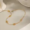 Wholesale Hypoallergenic Teeth Necklace For Women With 18K Real Gold Plated 304 Stainless Steel And PVD Coated Handmade Chain