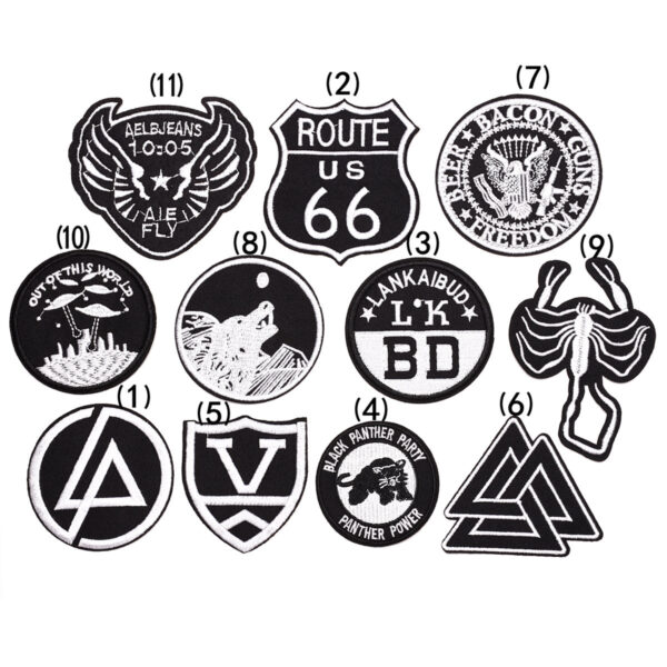 oly-e57001de4fc680c136082b76a7489e33 Wholesale fashionable and affordable computer embroidery badge cloth stickers wholesale variety of single choice