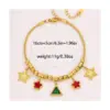 Wholesale Solid Color Couple Bracelets With 18K Real Gold Plated 304 Stainless Steel, Waterproof Non Tarnish, Featuring Zircon And Snake Chain