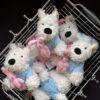 oly-e5fb2cb181ee063548fb5f502a2b2faa Wholesale Style West Highland Dog Cute Dog Hanging Ornaments Small Gift Dress Plush Keychain Toy