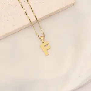 XL-1033-4【Box Chain】26 Letters / F