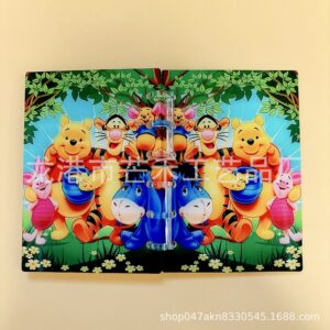 A711-Pooh puff (with inner pages and buckles)