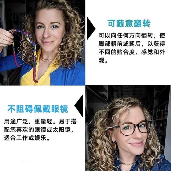 Wholesale square glasses headband fashion personality out hair pressing headband simple trend Hair Accessories
