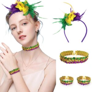 Wholesale Cross-border new carnival party props personality fashion masquerade mask bracelet collar suit