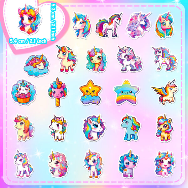 oly-e6a2eb4407569ae7948ffc44919abf47 Wholesale 50 multi-style stickers shop personalized DIY decorative stickers unicorn waterproof stickers